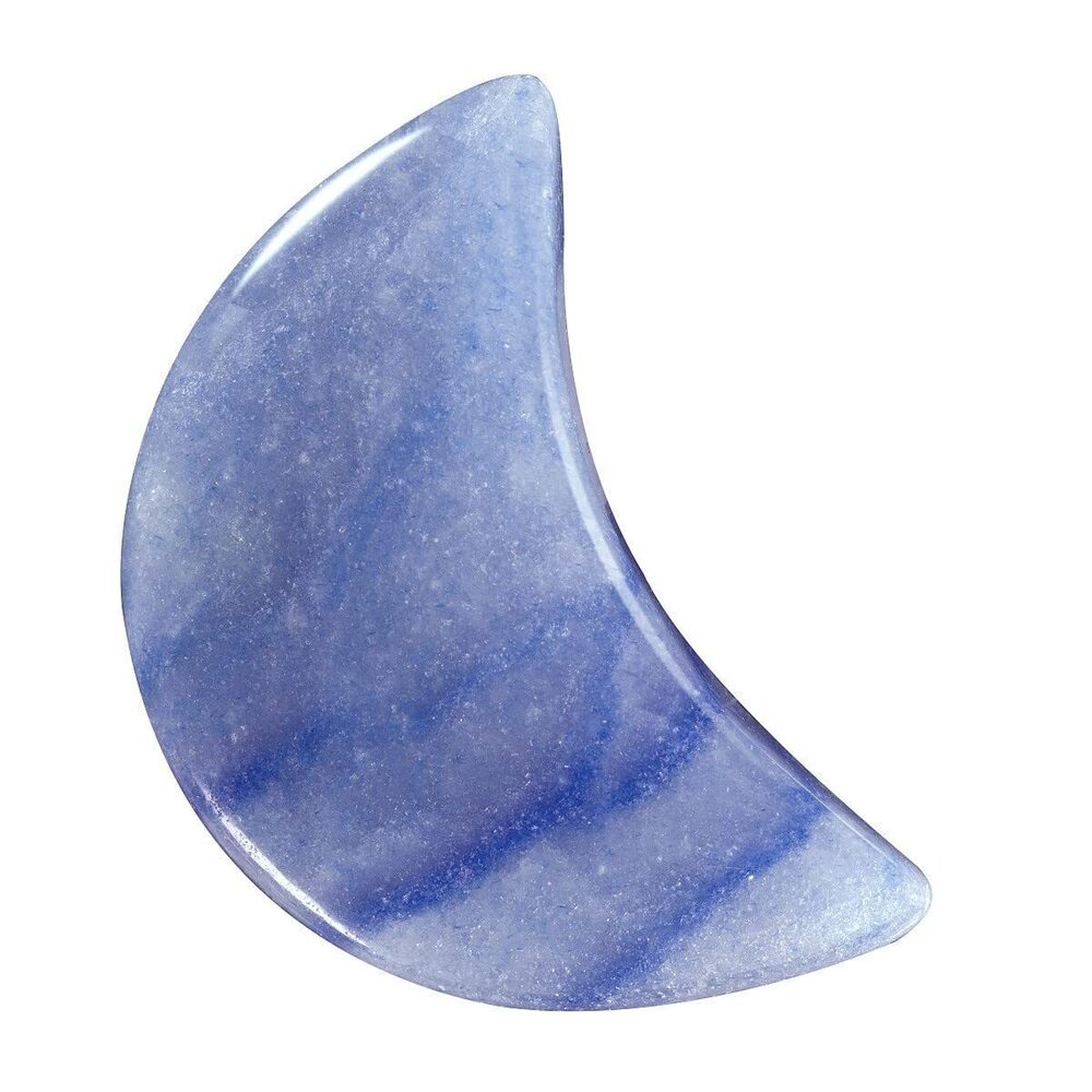5438 6Pcs Crescent Moon Healing Crystal Stones for DIY Jewelry Making/Home